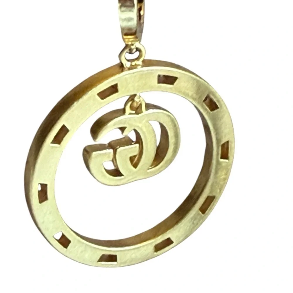 Gucci Gold Circle Earrings